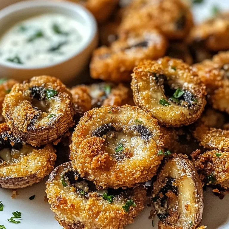 Air Fryer Ranch Mushrooms