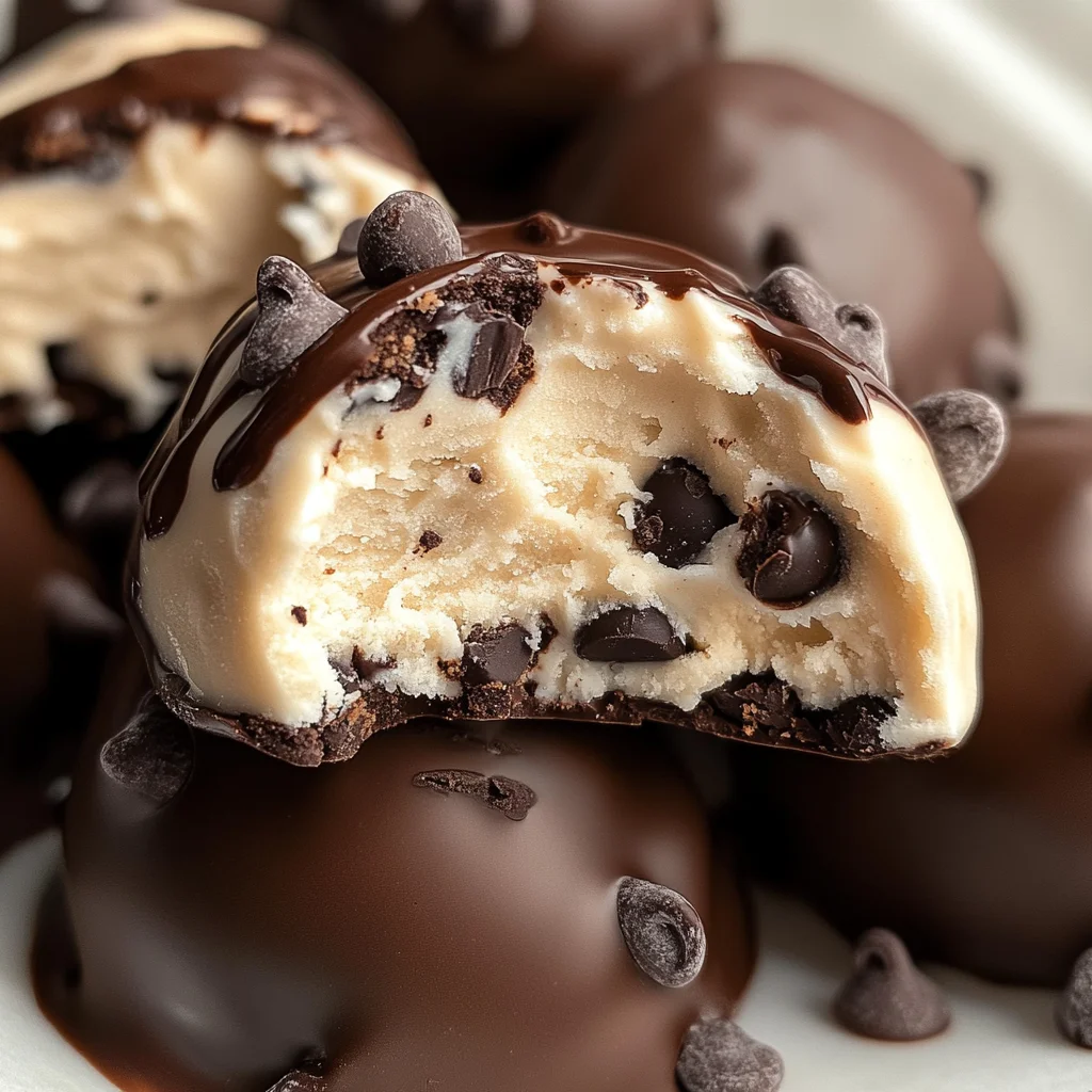 Cookie Dough Frozen Yogurt Bites