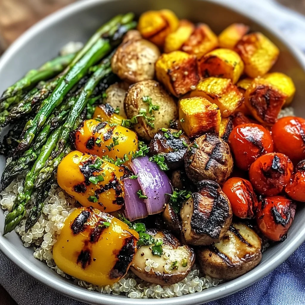 Grilled Veggie Bowl with Quinoa