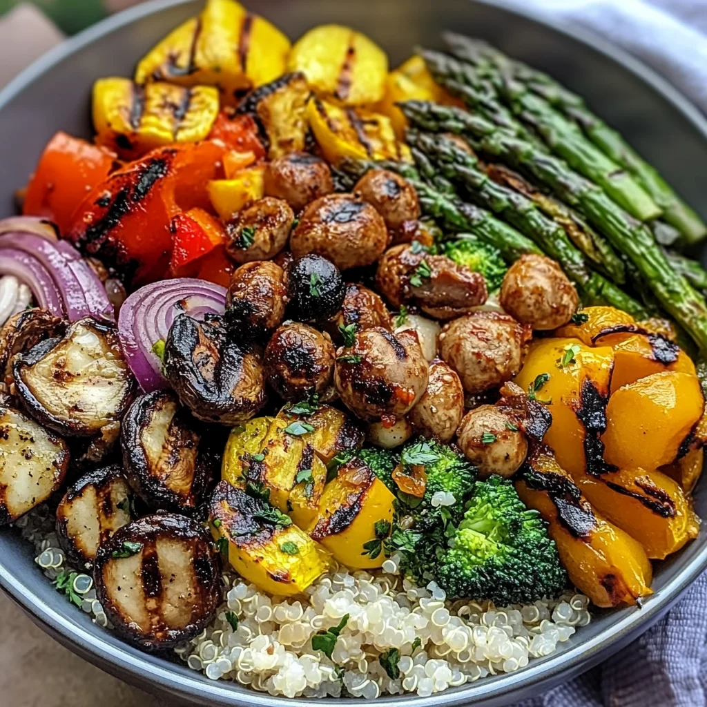 Grilled Veggie Bowl with Quinoa