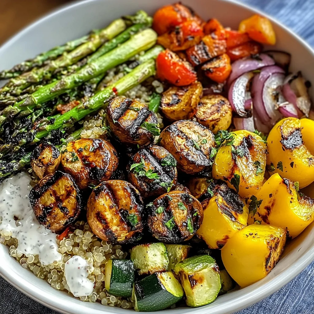 Grilled Veggie Bowl with Quinoa