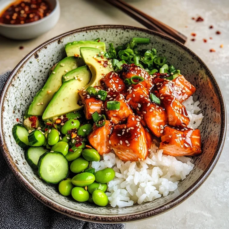 Honey Sriracha Salmon Bowls