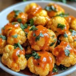 Air Fryer Buffalo Cauliflower Bites