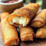 Air Fryer Mozzarella Stick Egg Rolls