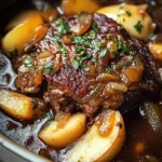 Apple Cider Braised beef Shoulder