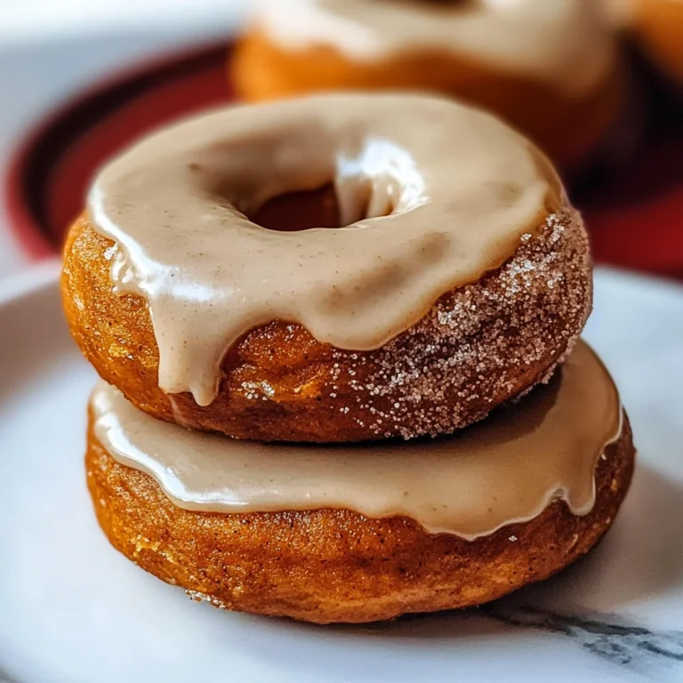 Baked Pumpkin Donuts with Brown Sugar Icing Recipe