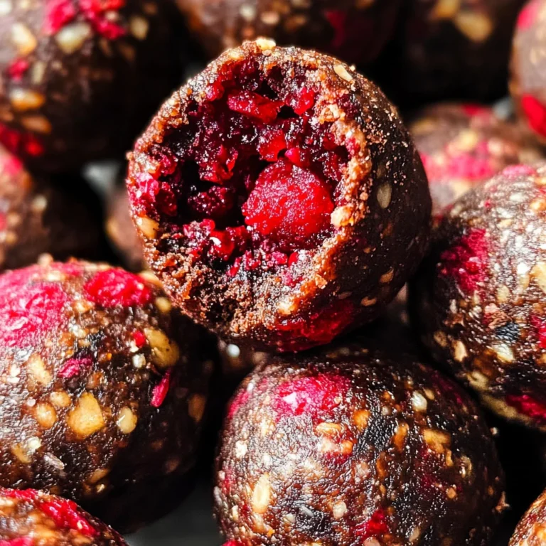 Berry Chocolate Bliss Balls