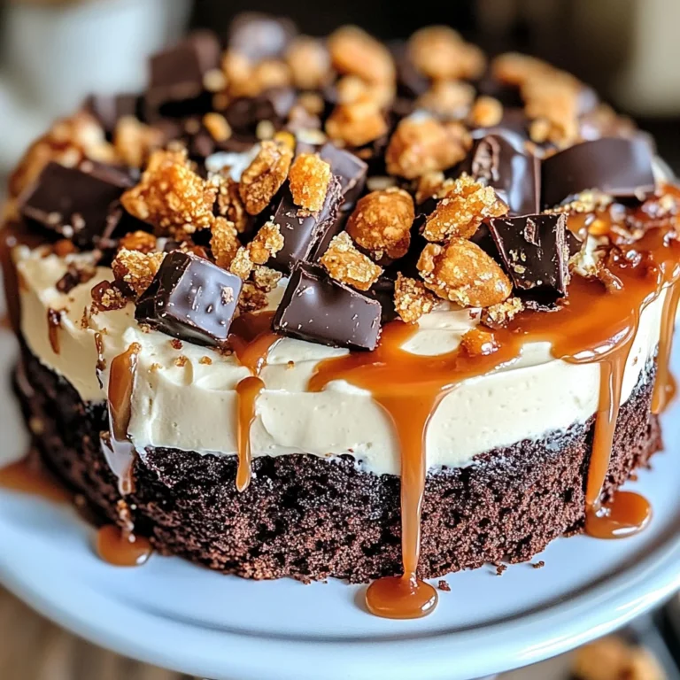 Butterfinger Bomb Cake Delight