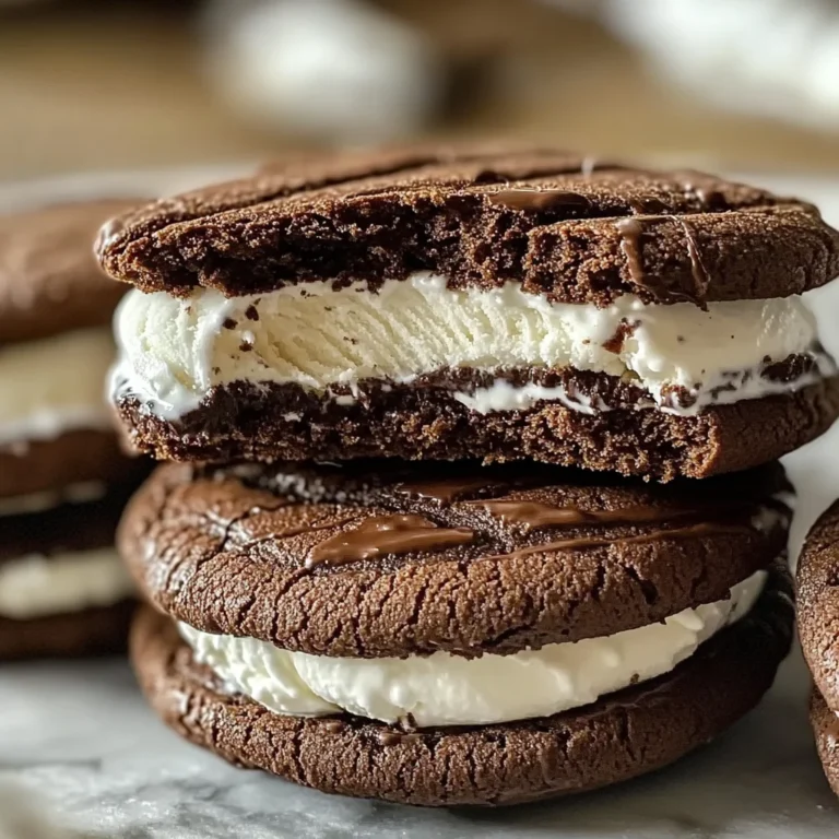 Chocolate Ice Cream Sandwiches