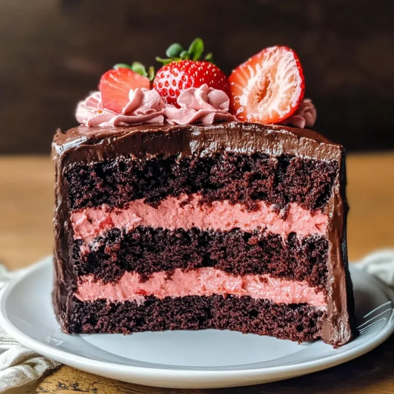 Decadent Chocolate Strawberry Cake for Your Sweet Celebrations