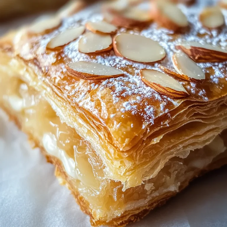 Flaky Sweet Almond Pastry