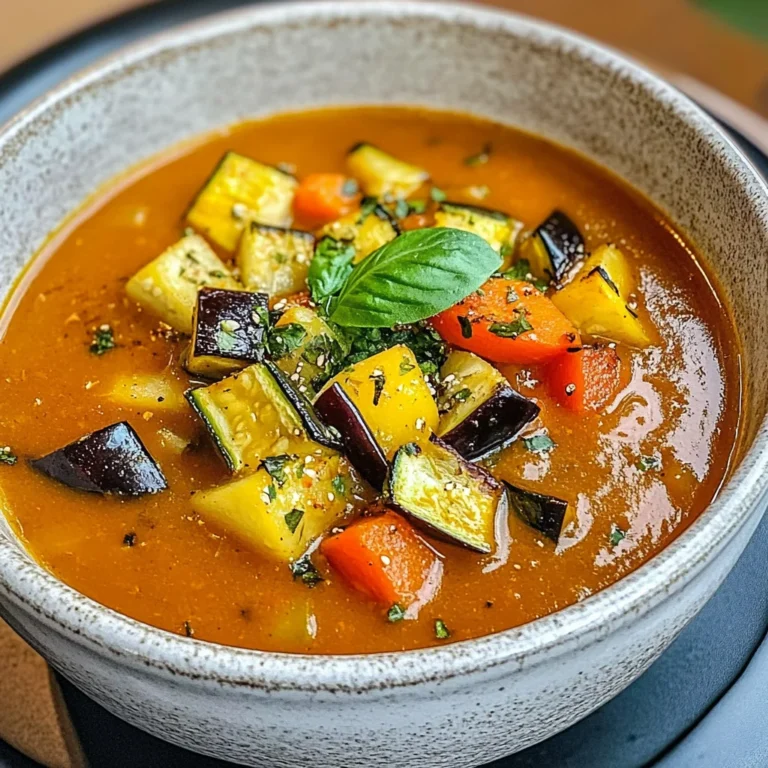 Grilled Vegetable Soup