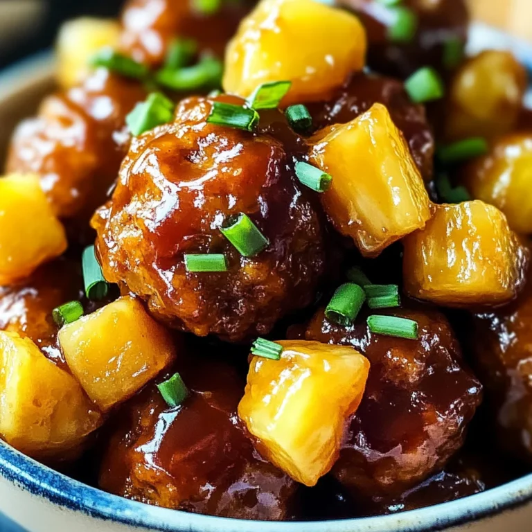 Hawaiian Meatballs