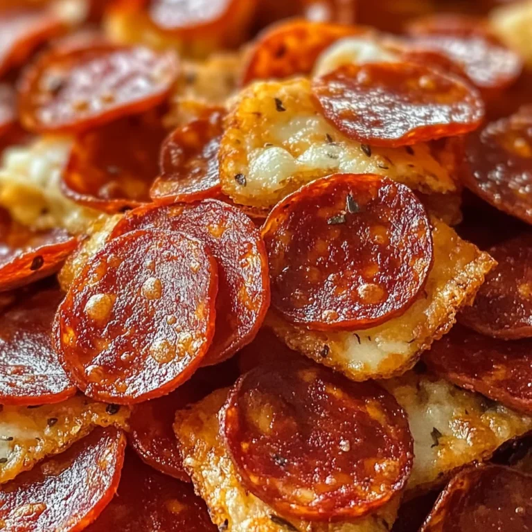Homemade Pepperoni Chips