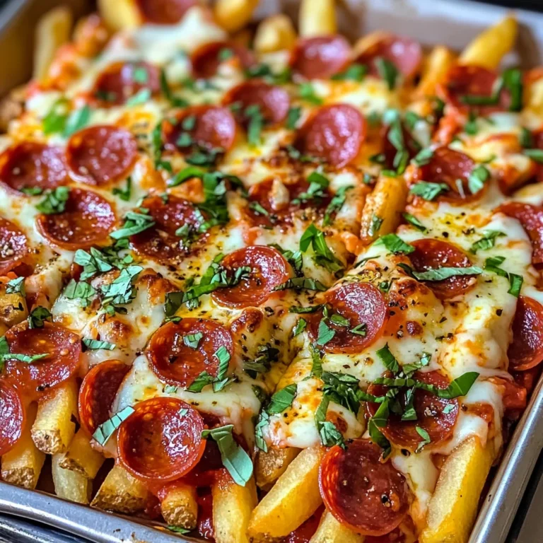 Homemade Pizza Fries