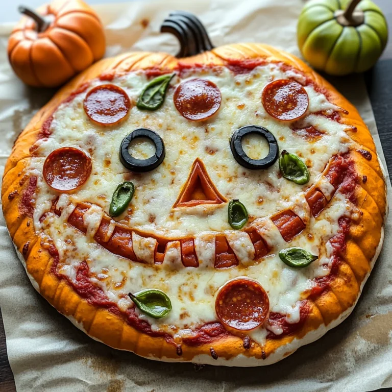 Jack-O’-Lantern Pizza