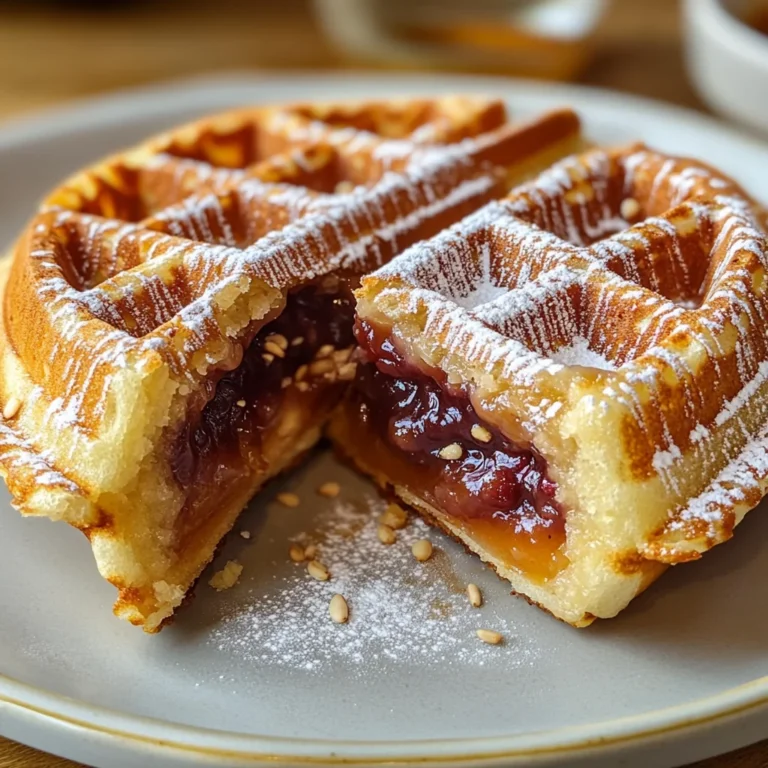 Korean Waffle with Red Bean Filling