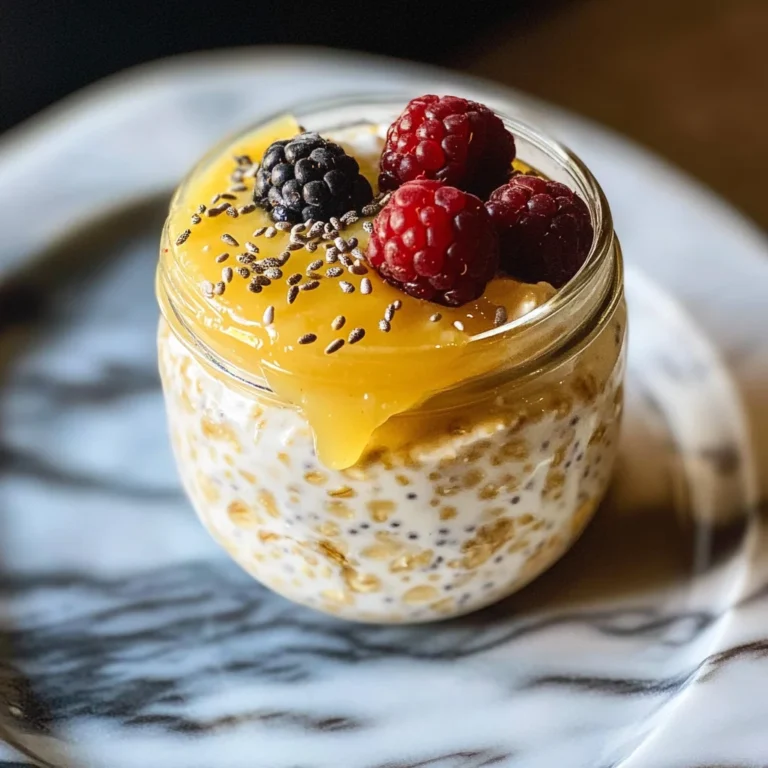Lemon Curd Overnight Oats