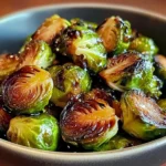 Maple Glazed Brussels Sprouts