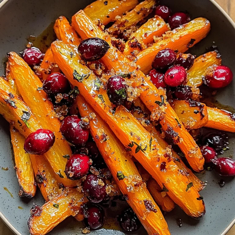 Maple Roasted Carrots with Cranberries: An Incredible 5-Ingredient Recipe
