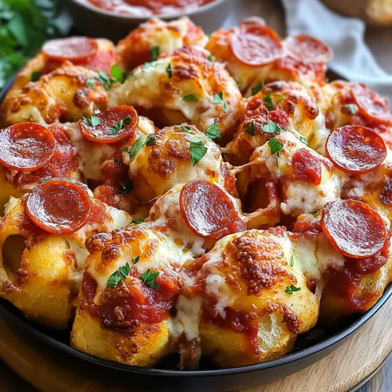 Pizza Monkey Bread Pepperoni