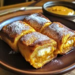 Pumpkin Cheesecake French Toast Roll Ups