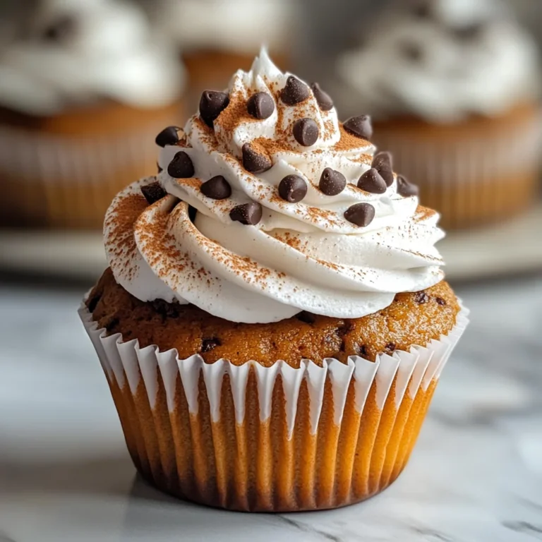 Pumpkin Chip Cupcakes