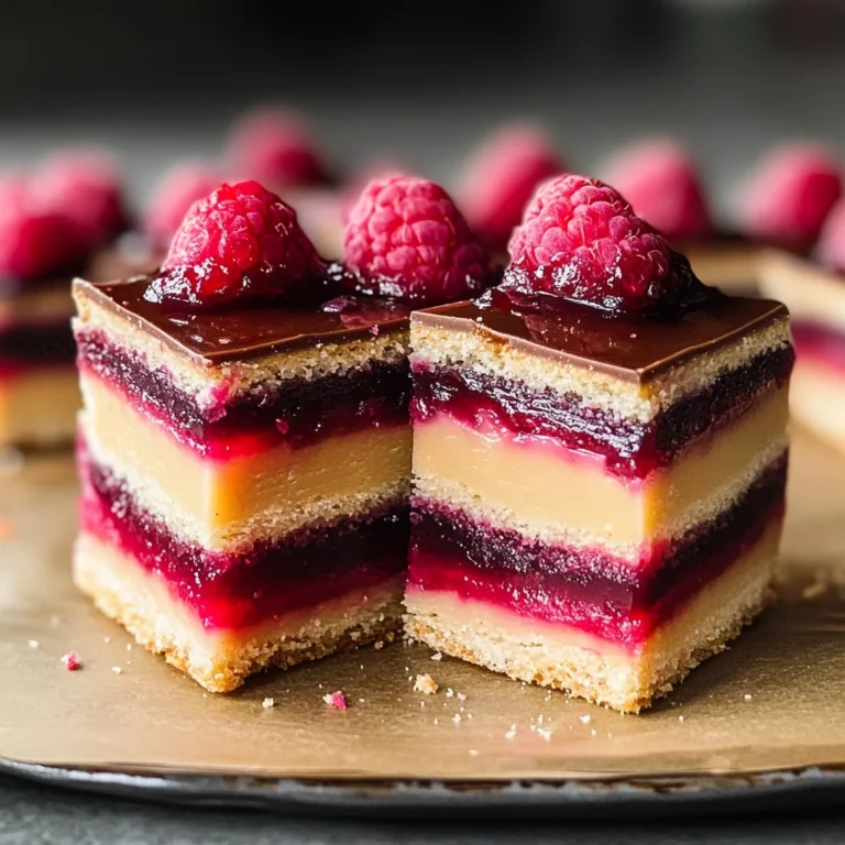 Raspberry Caramel Millionaires Shortbread
