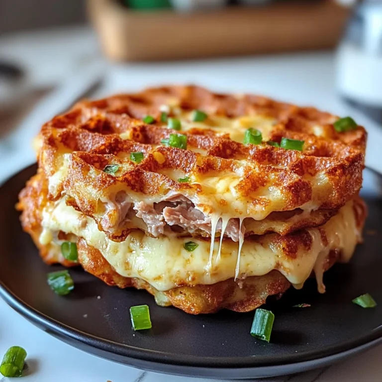 Savory Tuna Melt Chaffle