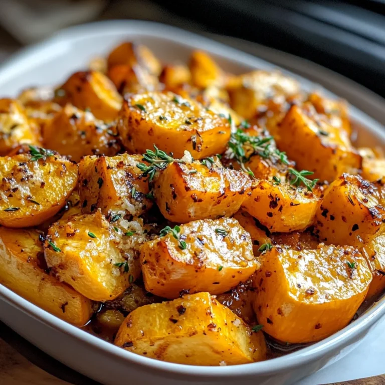 Sweet and Savory Honey Roasted Butternut Squash