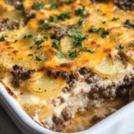 chicken hamburger Potato Casserole