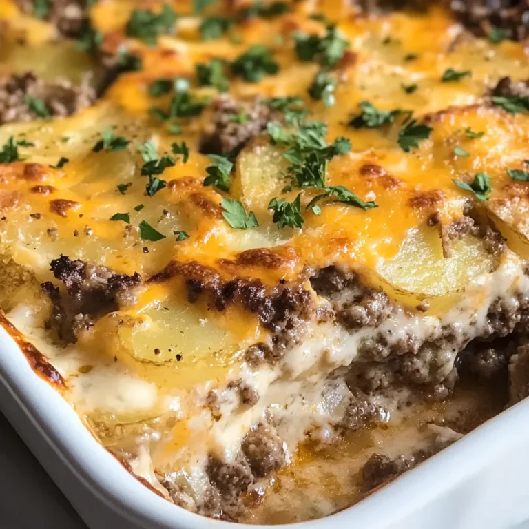chicken hamburger Potato Casserole