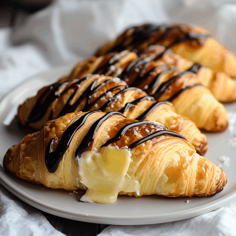 Decadent Boston Cream Pie Croissants Recipe