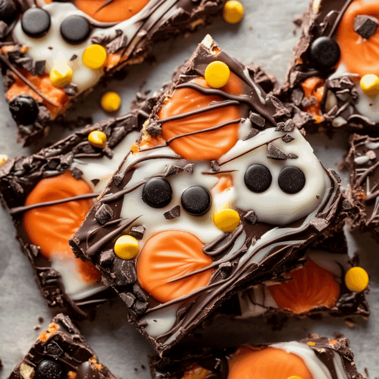 Halloween Chocolate Bark