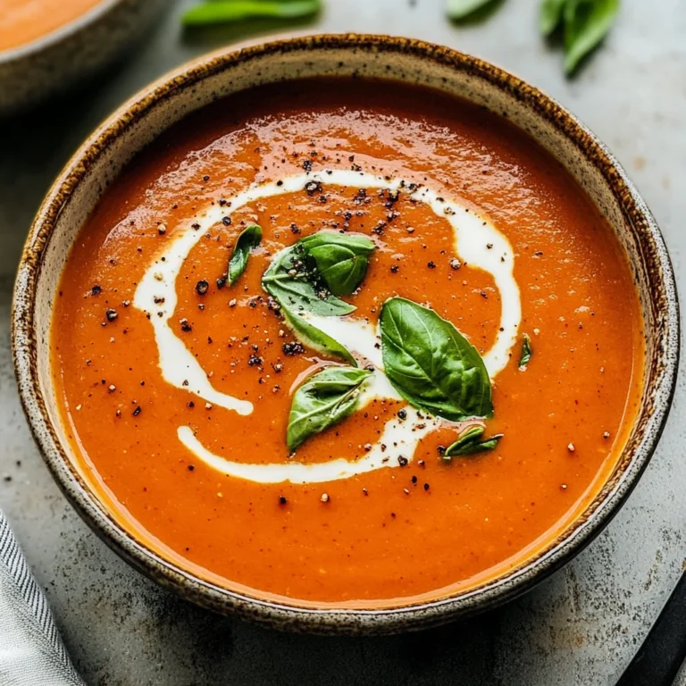 Creamy Tomato Basil Soup