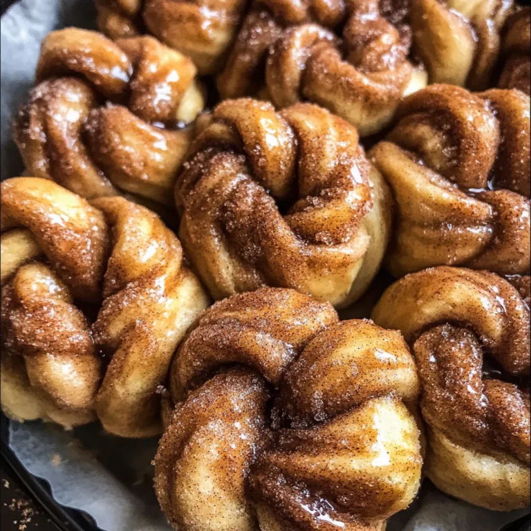 Easiest Cinnamon Crunch Knots