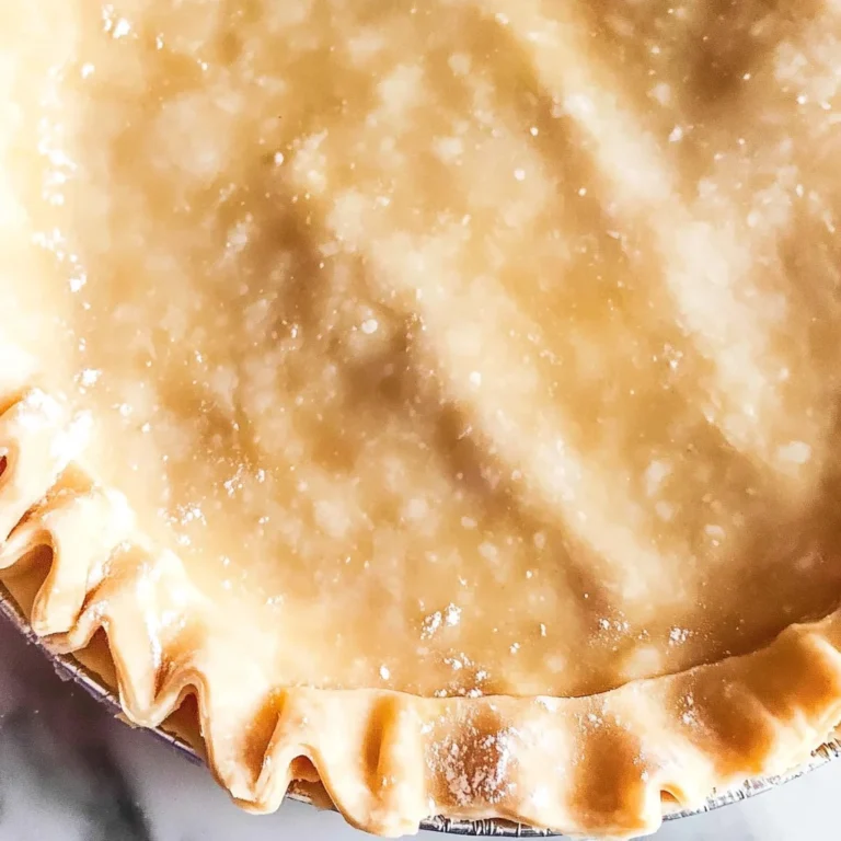 Easy Homemade Pie Crust