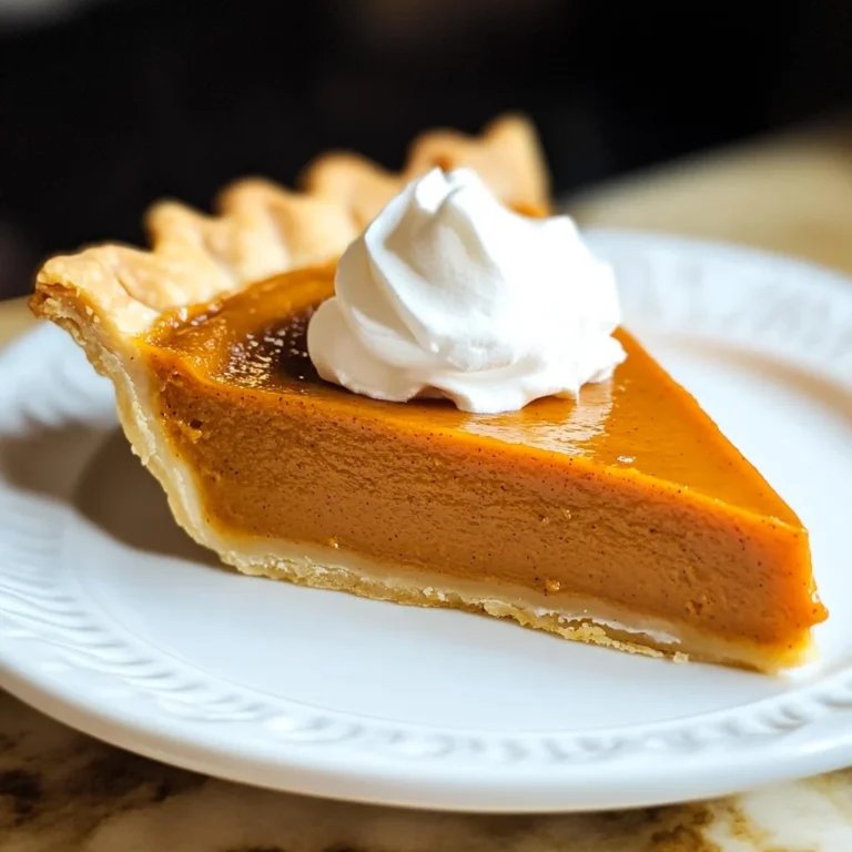 Easy Pumpkin Pie