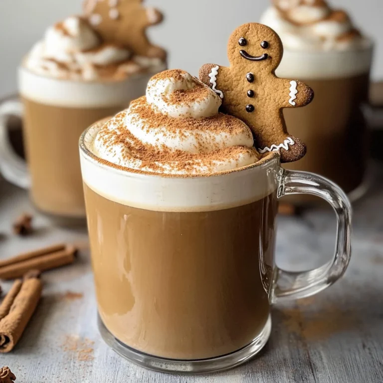 Homemade Gingerbread Latte