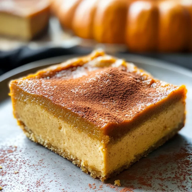 Pumpkin Magic Custard Cake Recipe