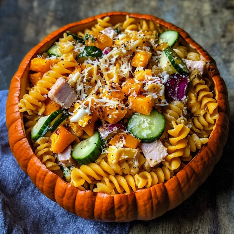 UpChuckin' Pumpkin Loaded Pasta Salad