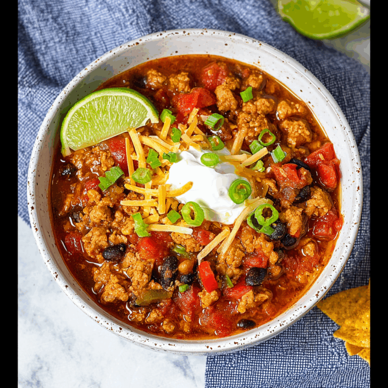 Easy Turkey Chili